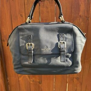 Kate Spade Allen Street Rachelle Black Leather Satchel